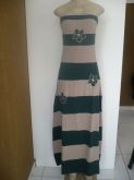 vestido de viscolycra longo