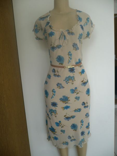 vestido chifon